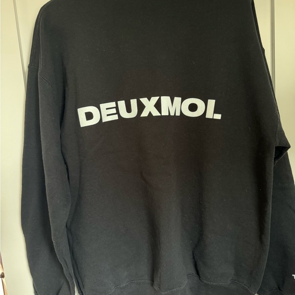 Deuxmoi “Anon Pls” Classic cult following crewneck size Large - Picture 2 of 7